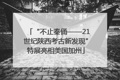 “不止秦俑——21世纪陕西考古新发现”特展亮相美国加州
