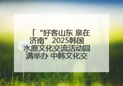 “好客山东 泉在济南”2025韩国水原文化交流活动圆满举办 中韩文化交流再添新彩