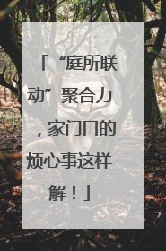 “庭所联动”聚合力，家门口的烦心事这样解！