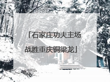 石家庄功夫主场战胜重庆铜梁龙
