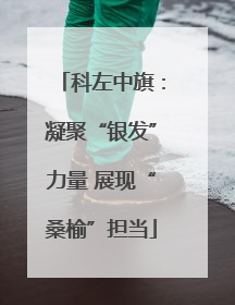 科左中旗：凝聚“银发”力量 展现“桑榆”担当