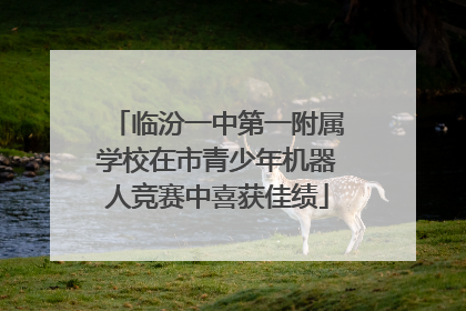 临汾一中第一附属学校在市青少年机器人竞赛中喜获佳绩
