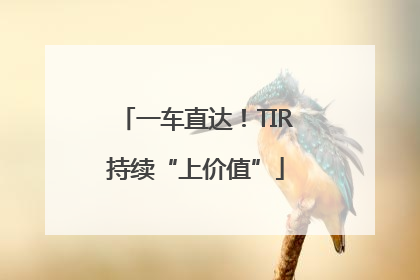 一车直达！TIR持续“上价值”