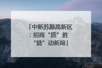 中新苏滁高新区：招商“质”胜 “链”动新局