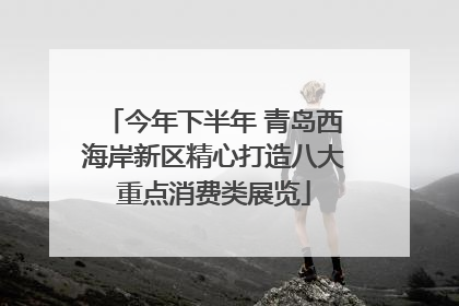 今年下半年 青岛西海岸新区精心打造八大重点消费类展览
