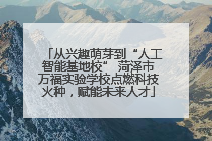 从兴趣萌芽到“人工智能基地校” 菏泽市万福实验学校点燃科技火种，赋能未来人才