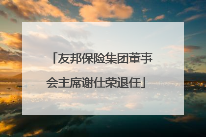 友邦保险集团董事会主席谢仕荣退任