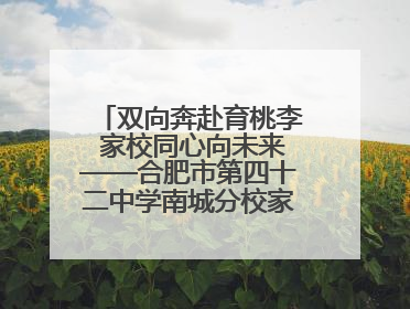 双向奔赴育桃李 家校同心向未来——合肥市第四十二中学南城分校家长学校期末总结会圆满召开