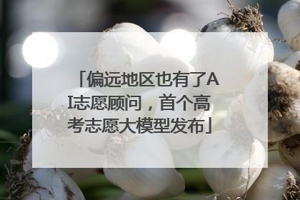 偏远地区也有了AI志愿顾问，首个高考志愿大模型发布