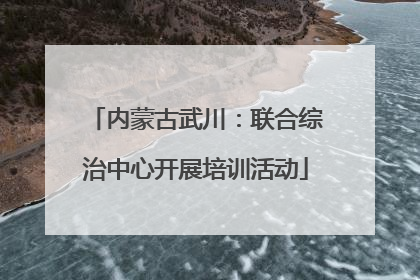 内蒙古武川：联合综治中心开展培训活动