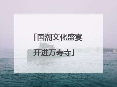 国潮文化盛宴开进万寿寺