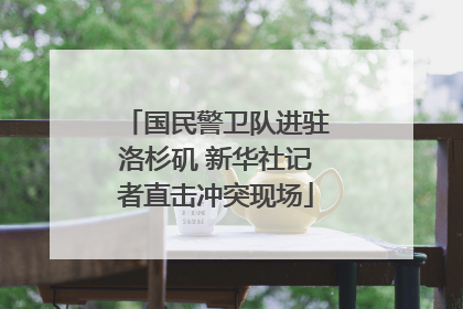 国民警卫队进驻洛杉矶 新华社记者直击冲突现场