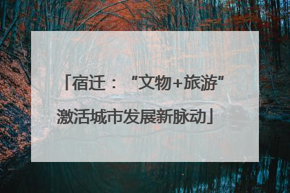 宿迁：“文物+旅游”激活城市发展新脉动