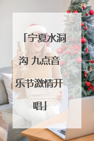 宁夏水洞沟 九点音乐节激情开唱