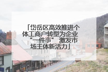 岱岳区高效推进个体工商户转型为企业“一件事” 激发市场主体新活力