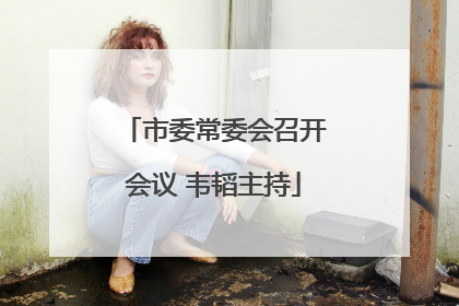 市委常委会召开会议 韦韬主持