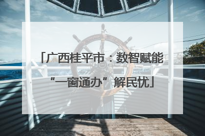 广西桂平市：数智赋能“一窗通办”解民忧