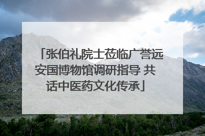 张伯礼院士莅临广誉远安国博物馆调研指导 共话中医药文化传承
