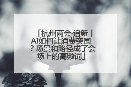 杭州两会·追新丨AI如何让消费突围？场景和路径成了会场上的高频词