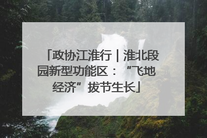 政协江淮行｜淮北段园新型功能区：“飞地经济”拔节生长