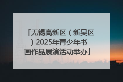 无锡高新区（新吴区）2025年青少年书画作品展演活动举办