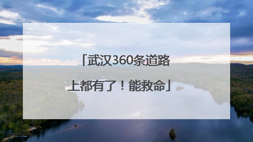 武汉360条道路上都有了！能救命