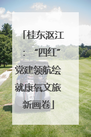 桂东沤江：“四红”党建领航绘就康氧文旅新画卷