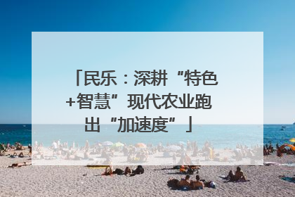 民乐：深耕“特色+智慧”现代农业跑出“加速度”