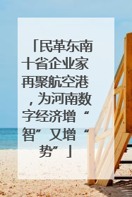 民革东南十省企业家再聚航空港，为河南数字经济增“智”又增“势”