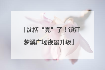 沈括“亮”了！镇江梦溪广场夜景升级