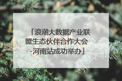 浪潮大数据产业联盟生态伙伴合作大会-河南站成功举办