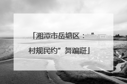 湘潭市岳塘区：“村规民约”舞蹁跹