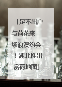 足不出户与荷花来一场浪漫约会！湖北推出赏荷地图