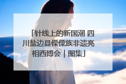 针线上的新国潮 四川盐边县傈僳族非遗亮相西博会｜图集