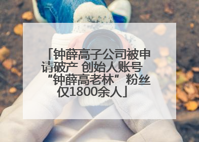 钟薛高子公司被申请破产 创始人账号“钟薛高老林”粉丝仅1800余人