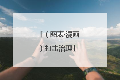 （图表·漫画）打击治理
