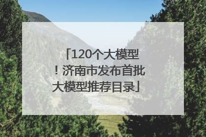 120个大模型！济南市发布首批大模型推荐目录