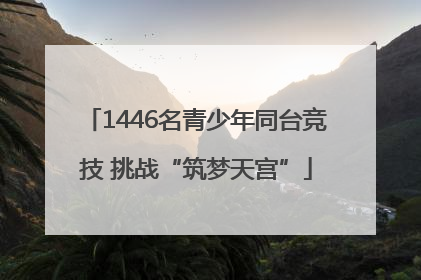 1446名青少年同台竞技 挑战“筑梦天宫”